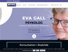 Tablet Screenshot of evagall.dk